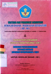 Image of Kriteria dan perangkat akreditasi sekolah dasar / madrasah ibtidaiyah