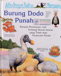 Image of Aku ingin tahu mengapa burung dodo punah