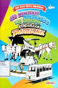 Image of Ayo mewarnai menggunting dan menempel kendaraan tradisional