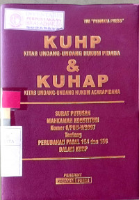 Image of Kuhp dan kuhap