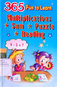 Image of 365 fun to learning : multiplications, sum, puzzle, reading